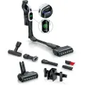 Bosch BCS1041WAC, Støvsuger med stang, Uten pose, Sort, Hvit, 0,4 l, Tørr, HEPA