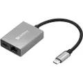 Sandberg - Nettverksadapter - USB-C - Gigabit Ethernet