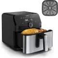 Tefal Easy Fry Mega EY855D10 - Varmluftsteker - 7.5 liter - 2.02 kW - rustfritt stål