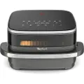 Tefal Easy Fry XL Surface FW402HE0, Varmluftsfrityr, 1,2 kg, Single/enkelt, Sort, Grå, Berøringskontroll, Enkeltstående