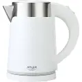 Adler AD 1372W, 0,6 l, 800 W, Metallisk, Hvit, Polypropylen (PP), Rustfritt stål, Vannivåindikator, Trådløs