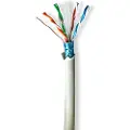 Nedis Stranded F/utp Copper 50 M Indoor Lszh Cat6-spole Nettverkskabel