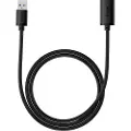 Baseus AirJoy USB 3.0-forlengelseskabel fra hann til hunn - 1m - Svart