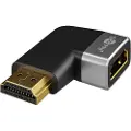 Goobay Vinklet HDMI-adapter 270 ° for 8K 60Hz gullbelagt