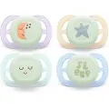 Philips AVENT Avent Soother ultra start Nighttime 2pk - assorted
