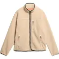 Superdry for man. M2014140A Outdoor Fleece Full Zip beige (M), Casual, Polyester
