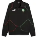 Puma Morocco ftblStatement Track Jacket, Clothing, Black/Red/Archive Green, M