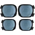 Scoot & Ride Scoot and Ride Protectors for barn, for rulleskøyter, rulleskøyter, scootere, størrelse XXS, farge: stål