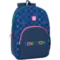 Safta 612550876 Benetton Damero 19.30l 27x33x10 Cm Ryggsekk