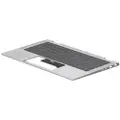 HP - Erstatningstastatur for bærbar PC - bakbelysning - Fransk - med toppdeksel - for EliteBook x360 1030 G7 (WWAN)