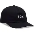 FOX Wordmark Adjustable Caps svart