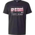 G-Star for man. D26042-336-6484 Flyer Graphic T-shirt black (S), Casual, Cotton, Short sleeve