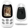Denver BC-250 - Spedbarnsovervåkingssystem - batteridrevet, AC-drevet - 2 LCD - 1 kamera(er) - CMOS