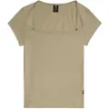 G-Star for woman. D26172-D601-C626 Sweet Heart Slim T-shirt beige (XL), Casual, Short sleeve, Organic Cotton, Sustainable