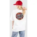 Santa Cruz Big Poppy Infill Dot T-skjorte hvit