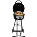 Trisa BBQ Star 2 in 1, 2000 W, Grill, Elektrisk + kull, Rist, Sort, Sølv, firkant