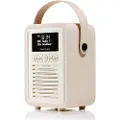 View Quest ViewQuest Retro Mini - Bærbar DAB-radio - 5 watt - kremfarget