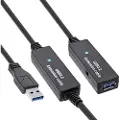 InLine 35657, 20 m, USB A, USB A, USB 3.2 Gen 1 (3.1 Gen 1), 5 Gbit/s, Sort