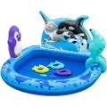 Bestway 53156, Oppblåsbart spillsenter, 2 år, Polyvinylklorid (PVC), Blå