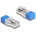 DeLOCK - Nettverkkontakt - RJ-45 (hann) - 120 ohms resistor - blå
