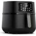 Philips Series 5000 Connected HD9285 XXL - Varmluftsteker - 7.2 liter - 2 kW - mørk sølv / svart