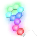 Trust GXT 905 Vybz, Hexagon, Vegg, Hvit, 24 W, RGB, AC