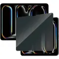 PanzerGlass - Skjermbeskyttelse for nettbrett - ultrabred passform - glass - med personvernsfilter - 13 - rammefarge svart - for Apple 13-inch iPad Air (M2, M3) 13-inch iPad Pro (M4)