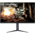 LG UltraGear 32GS75QX-B - LED-skjerm - gaming - 32 (31.5 synlig) - 2560 x 1440 QHD @ 180 Hz - IPS - 400 cd/m² - 1200:1 - DisplayHDR 400 - 1 ms - 2xHDMI, DisplayPort - grå