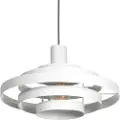 Steinhauer Retro hanglamp wit rond - Halo Cirque