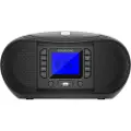 Grundig GRB 3500, Digitalt, FM, Spiller, 3 W, LCD, Sort