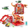 Zuru Dinosaur Robo Alive Dino Escape Lys Og Lyd Bur Lekesett Med Slim Og Tilbehør 30x40 Cm