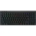 Logitech G G515 - Tastatur - LIGHTSPEED - TKL - bakgrunnsbelyst - trådløs - 2.4 GHz, Bluetooth, USB - QWERTY - US International - tastsvitsj: GL Tactile - svart