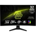 MSI 32" MAG 32CQ6F - 2560x1440 - 180Hz - Rapid VA