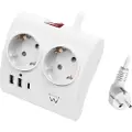 Ewent Ew3870 Usb A/c Grenuttak Med 2 Uttak