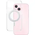 PanzerGlass Feature Case Transparent w. Silver Kickstand & MagSafe iPhone 15