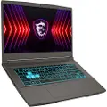 MSI Thin 15 B12uc-1621xpl 15.6´´ I5-12450h/16gb/512gb Ssd/rtx 3050 Gaming Bærbar Datamaskin