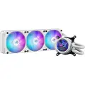 Asus ROG STRIX LC III 360 ARGB LCD - White Edition - væskekjølesystem for prosessor - (for: AM4, LGA1200, LGA1700, AM5, LGA115x Socket) - 120 mm - hvit