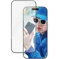PanzerGlass - Skjermbeskyttelse for mobiltelefon - ultrabred passform - glass - rammefarge svart