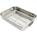 Kitchen Craft Rustfritt Stål Stekepanne 43x31 Cm