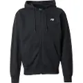 New Balance Sport Essentials Logo French Terry Genser Med Hel Glidelås