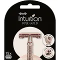 Wilkinson Sword Intuition Double Edge Rose Gold replacement razor blades (Blades) 15 pcs