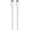 Puro PUCCCFABK415MTLBLUE, 1,5 m, USB C, USB C, USB 2.0, 0,48 Gbit/s, Blå