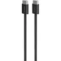 Puro PUCCCFABK415MTBLK, 1,5 m, USB C, USB C, USB 2.0, 0,48 Gbit/sek., Sort