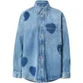 Hugo Blue Garesa_2 10273029 Blue Skjorte Med Lange Ermer