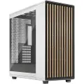 Fractal Design North XL - Tower - utvidet ATX (E-ATX) - sidepanel med vindu (herdet glass) - ingen strømforsyning (ATX) - kritthvit - USB/Audio/Mic