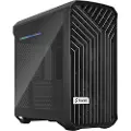 Fractal Design Torrent Compact - Tower - utvidet ATX (E-ATX) - ingen strømforsyning (ATX) - svart TG mørk fargetone - USB/lyd