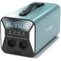 RealPower PS-1000C, litiumjernfosfat (LiFePO4), 310 000 mAh, DC, solcelledrevet, 992 Wh, 1000 W, 220 W