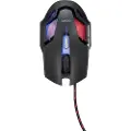 Acer Nitro NMW200 - Retail Pack - mus - ergonomisk - optisk - 6 knapper - kablet - USB - svart