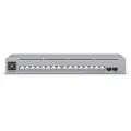 Ubiquiti UniFi Switch Pro Max 16 PoE - Switch - L3 - Styrt - 12 x 10/100/1000 (12 PoE+, 4 PoE++) + 4 x 2.5GBase-T + 2 x 10 Gigabit Ethernet - stasjonær, rackmonterbar - PoE++ (180 W) - DC