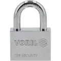 VOREL Cast iron coated 50mm padlock with 4 keys 77005